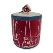McCoy Patriotic Drum Ceramic Cookie Jar