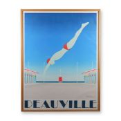 Razzia, Original Art Deco Poster, Deauville, Signed