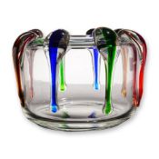 Makora Krosno Hand Made Art Glass Vase