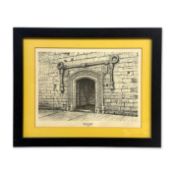 Casa del Cordon, Casa Solariega 1503, Architectural Print