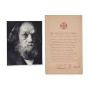 Attributed to Helen Mary Knowlton, 'Portrait of Edward Everett Hale', circa 1895, Signed