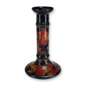 Moorcroft Pottery by William Moorcroft Candlestick, Pomegranate