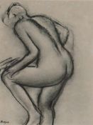 After Edgar Degas (French, 1834-1917), Study of a Nude Engraving on Paper