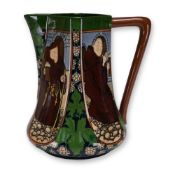 Foley Intarsio Ware Monk Pitcher
