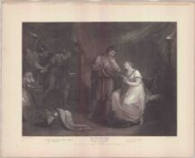 Angelica Kauffman Engraving Troilus & Cressida Boydell Gallery 1795