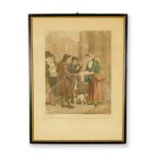 Francis Wheatley (Aft.) Hand-Colored Engraving on Paper, Cries of London