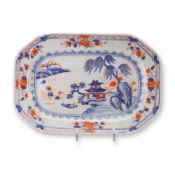 Chinese Small Imari Landscape Design Tray