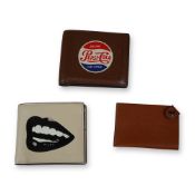 Trio of Coach Leather Wallets and Card Case