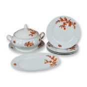 7pc Kronester Bavaria Porcelain Dinnerware Service