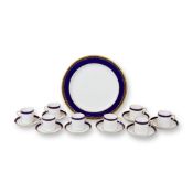 17-Piece Spode Cobalt China Grouping