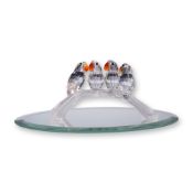 Swarovski Crystal Baby Lovebirds Figurine
