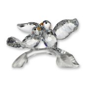 Swarovski Crystal Turtle Doves Figurine