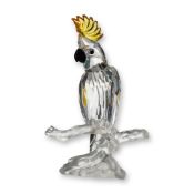 Swarovski Silver Crystal Cockatoo Figurine