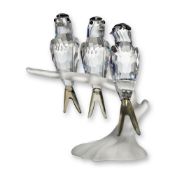 Swarovski Crystal Figurine, Swallows