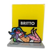 Romero Britto (Brazilian, b. 1963) Ipanema Lady Sculpture, Signed