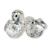 Swarovski 1989 SCS Annual Edition Crystal Figurine, Turtledoves