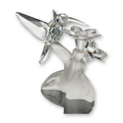 Swarovski Silver Crystal Hummingbird Figurine