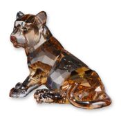 Swarovski SCS 2010 Annual Edition Figurine, Tiger Cub Sitting