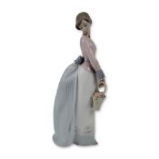 Lladro Spanish Porcelain Basket of Love Figurine 01007622
