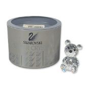 Swarovski Silver Crystal Miniature Bear Figurine