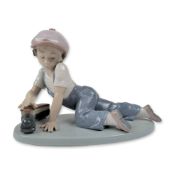 Lladro Collectors Society Porcelain Figurine, All Aboard 01007619