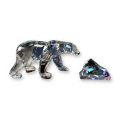 Swarovski SCS 2011 Siku Crystal Polar Bear with Title Plaque
