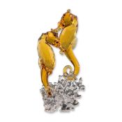 Swarovski Crystal Seahorse Couple Figurine