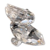 Swarovski Silver Crystal Bird Figurine, Pelican