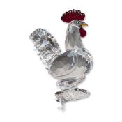 Swarovski Faceted Crystal Rooster Figurine