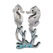 Swarovski Crystal Sea Horses Figurine