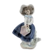 Lladro Porcelain Figurine Pretty Pickings