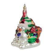 Christopher Radko Surrounded by Friends Glass Ornament