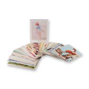 A Collection of Gil Elvgren and George Petty Pin-Up Collector Trading Cards