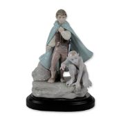 Lladro Limited Edition Frodo and Gollum Figurine