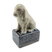 Doulton Lambeth Stoneware RSPCA Dog Collection Box
