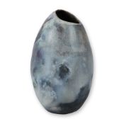 Joseph Barberio Studio Pottery Saggar Fired Stoneware Vase