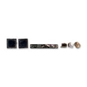 6pc Clip and Dante Cufflinks Including Sterling Silver and 14K Gold Filled
