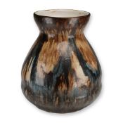 Mid-Century Style Drip-Glazed Studio Pottery Vase