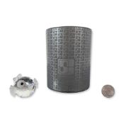 Swarovski Silver Crystal Figurin, Large Blowfish