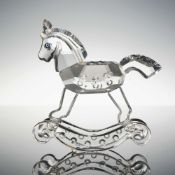 Swarovski Crystal Rocking Horse Figurine