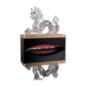 Swarovski Crystal 1997 SCS Annual Edition Figurine, The Dragon with Base