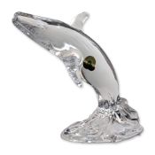 Waterford Lead Crystal Whale Figurine