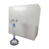 Swarovski Crystal Blue Flower Candleholder