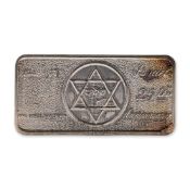 1973 Patrick Mint Israel 25th Anniversary Silver Bullion Bar .999 Silver
