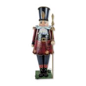 CCF Large Decorative Metal Nutcracker Figure