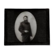 Duluth Helvetics President Glass Magic Lantern Slide
