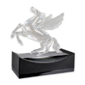 2pc Swarovski 1998 SCS Crystal Figurine, Pegasus with Base