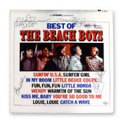 The Beach Boys Best of The Beach Boys Vol. 1 Duophonic LP Autographed by Five Members