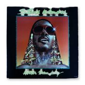Stevie Wonder Signed Hotter Than July Vinyl LP with COA