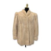 Vintage Blonde Mink Fur Jacket